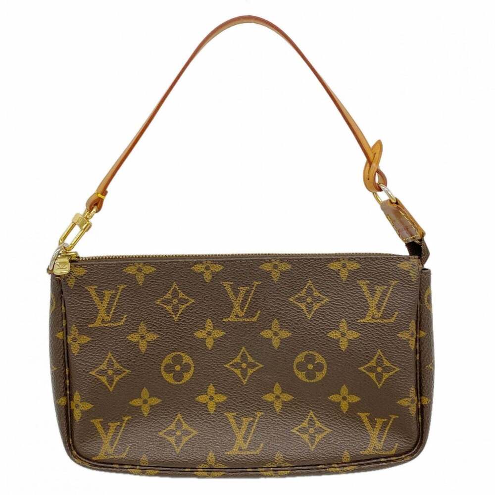 LOUIS VUITTON Brown Monogram Pochette Pouch - Picture 1 of 10